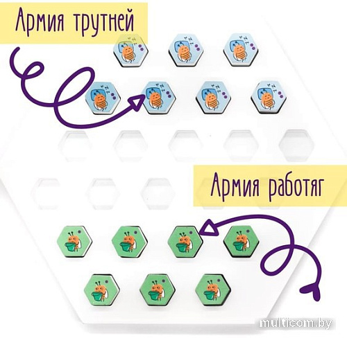 Настольная игра Простые правила Пчелки дома