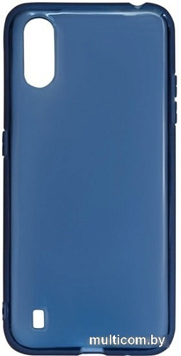 Чехол VOLARE ROSSO Taura для Samsung Galaxy A01 (синий)
