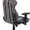 Кресло Бюрократ VIKING X Fabric (серый/темно-синий)