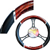 Оплетка на руль AVG 686BK/WO 205154 (черный/коричневый)