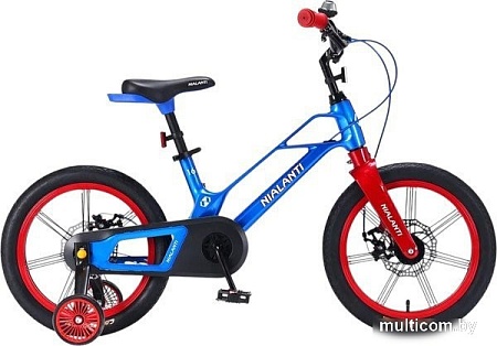 Детский велосипед Nialanti Magic 16 MD 2025 (синий, с комплектом защиты)