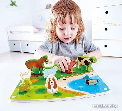 Мозаика/пазл Hape Животные E1454