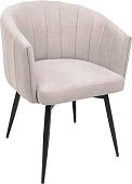 Стул с подлокотниками AksHome Melon 82154 (светло-бежевый/черный)