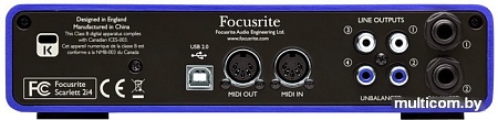 Аудиоинтерфейс Focusrite Scarlett 2i4