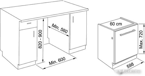 Встраиваемая посудомоечная машина Franke FDW 614 D7P DOS D 117.0611.673