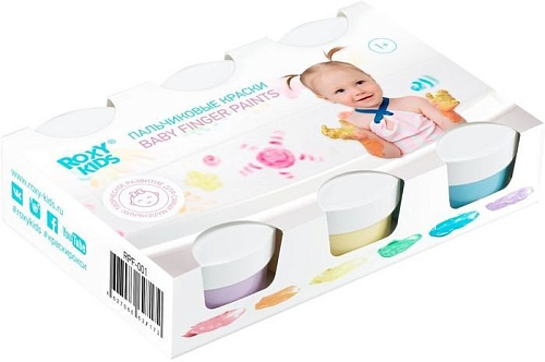 Пальчиковые краски Roxy Kids RPF-001 (6 цв.)