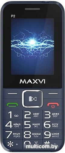 Мобильный телефон Maxvi P2 (синий)
