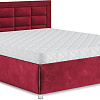Кровать Мебель-АРС Версаль 160 (бархат красный Star Velvet 3 Dark Red)