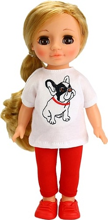 Кукла Весна Ася с бульдожкой 28 см