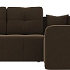 Угловой диван Mebelico Кембридж угловой 108822 (правый, микровельвет, коричневый)