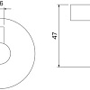 Крючок для ванны IDDIS Sena SENSS10i41