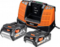 Аккумулятор с зарядным устройством AEG Powertools SETLL18X02BL2 4932459176 (18В/2 Ah + 18В/4 Ah + 12-18В)