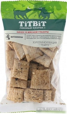 Лакомство для собак TiTBiT Начос в мясной глазури 130 г
