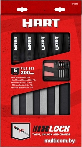 Набор напильников Hart HFSET5 (5 предметов)