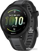 Умные часы Garmin Forerunner 165 Music (черный/сланцево-серый)