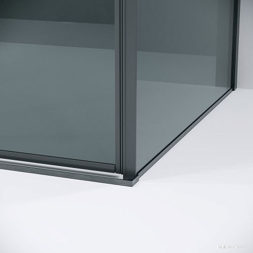Душевой уголок Grossman Galaxy 100x70x195 120.K33.01.1070.42.10 (графит сатин/стекло тонированное)