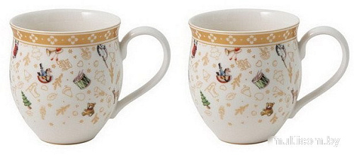 Кружка Villeroy & Boch Toys Delight 14-8585-8445 (2шт, белый/золото)