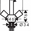 Смеситель Hansgrohe Logis 71222000
