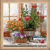Набор для вышивания Риолис Крокусы на окошке № 1763