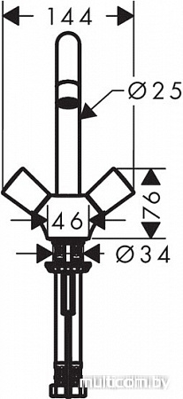 Смеситель Hansgrohe Logis 71222000