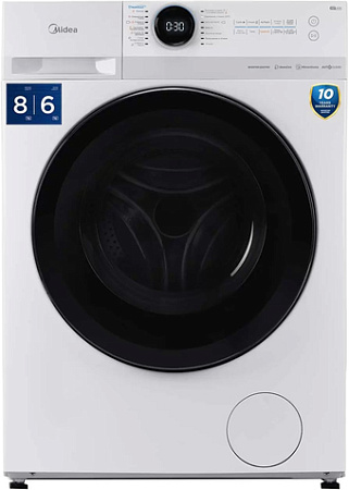 Стирально-сушильная машина Midea Lunar MF200D80WBS/W-RU