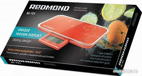 Кухонные весы Redmond RS-721 (красный)