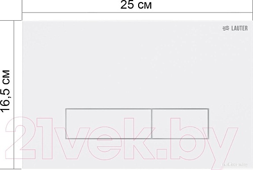 Панель смыва Lauter 219704HD (черный)