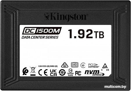 SSD Kingston DC1500M 1.92TB SEDC1500M/1920G
