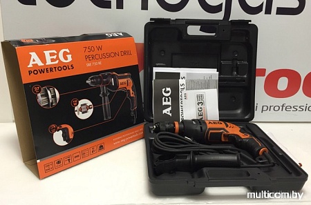 Ударная дрель AEG Powertools SBE 750 RE (4935442850)