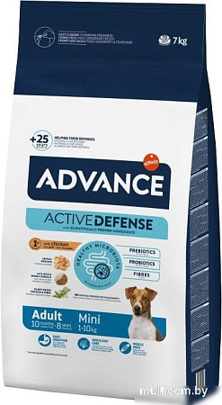 Сухой корм для собак Advance Mini Adult Chicken & Rice 7 кг