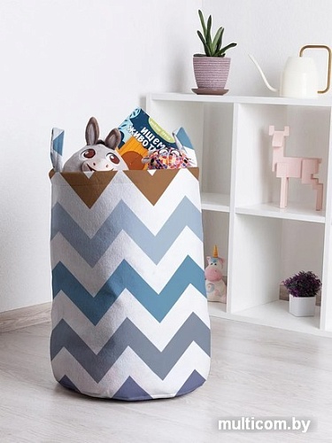 Корзина JoyArty Уверенные зигзаги toba_11618