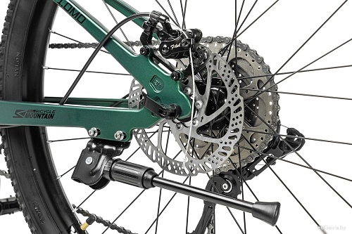 Велосипед Nialanti Fusion 1.0 MD 26 2024 (зеленый/синий, разобранный, в коробке)