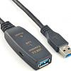 Удлинитель KS-IS KS-776-30 USB Type-A (30 м, черный)