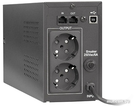 Источник бесперебойного питания ExeGate BNB-650.LED.AVR.EURO.RJ.USB EP285555RUS