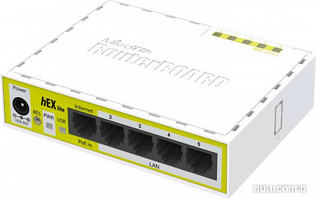Маршрутизатор Mikrotik Hex Lite (RB750r2)
