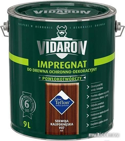 Пропитка Vidaron Impregnant V07 9 л (калифорнийская секвойя)