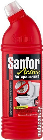 Средство для унитаза Sanfor Activ антиржавчина 1 л
