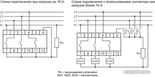 Реле контроля фаз Евроавтоматика F&F PF-431 EA04.005.001