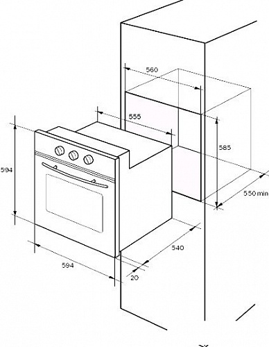 Духовой шкаф DeLonghi CGGBA