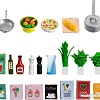 Мебель для кукольного домика Lundby Набор кухонных аксессуаров 60508900