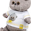 Классическая игрушка BUDI BASA Кот Басик Baby в футболке с автопортретом 10852062
