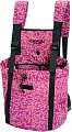 Рюкзак-переноска Camon L C758/B (розовый в треугольники)