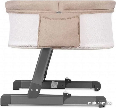 Приставная детская кроватка Nuovita Accanto Bonta (xаки лен)