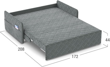 Диван Moon Trade Страйк 119 002370 (серый)