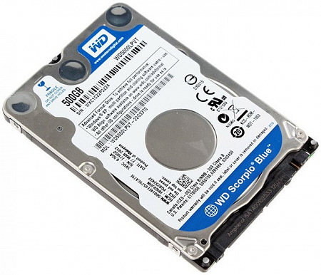 Жесткий диск WD Blue 500GB (WD5000LPVX)