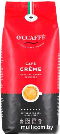 Кофе O'ccaffe Cafe Creme Rosso зерновой 1 кг