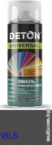 Эмаль Deton Universal Алкидная атмосферостойкая RAL 7043 0.52 л (графитовый)