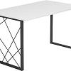 Стол Mio Tesoro Джино 100x60 (белый/черный)