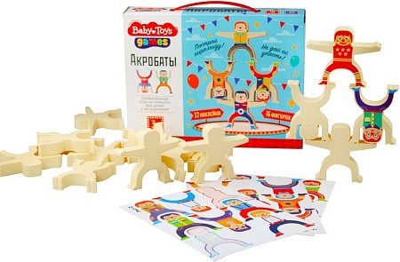 Развивающая игра Baby Toys Акробаты 04331