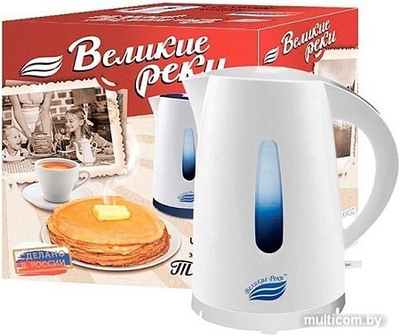 Электрочайник Великие Реки Томь-1 (белый)